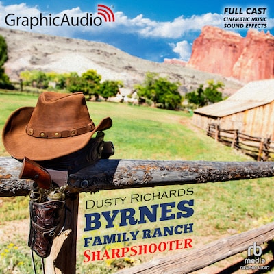 Sharpshooter [Dramatized Adaptation] – omslag til lydbogen af Dusty Richards