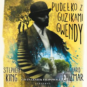 Pudełko z guzikami Gwendy – okładka audiobooka, autor Richard Chizmar, Stephen King