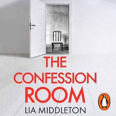 The Confession Room – omslag til lydbogen af Lia Middleton