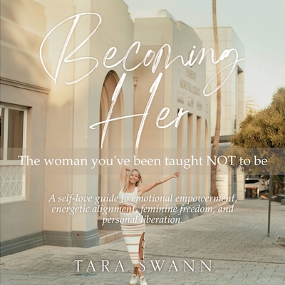 Becoming Her – omslag till ljudboken av Tara Swann