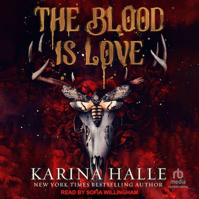The Blood is Love – omslag til lydbogen af Karina Halle