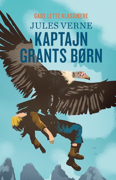 Kaptajn Grants børn – omslag til lydbogen af Jules Verne