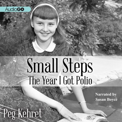 Small Steps – omslag til lydbogen af Peg Kehret