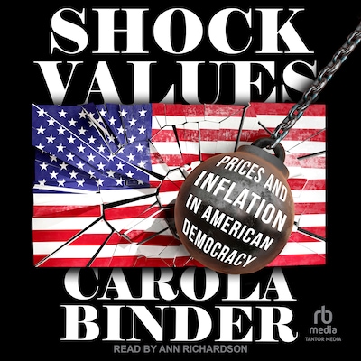 Shock Values – omslag til lydbogen af Carola Binder