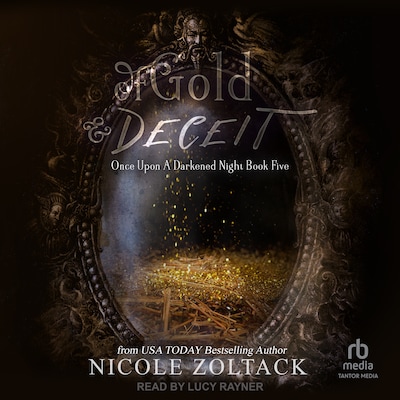 Of Gold and Deceit – omslag til lydbogen af Nicole Zoltack