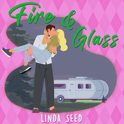 Fire and Glass – omslag til lydbogen af Linda Seed