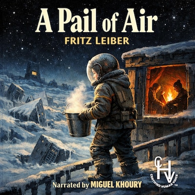 A Pail Of Air – omslag til lydbogen af Fritz Leiber