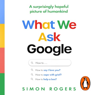 What We Ask Google – omslag til lydbogen af Simon Rogers