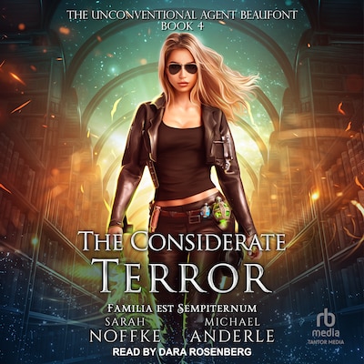 The Considerate Terror – omslag til lydbogen af Sarah Noffke, Michael Anderle