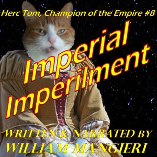 Imperial Imperilment – omslag till ljudboken av William Mangieri
