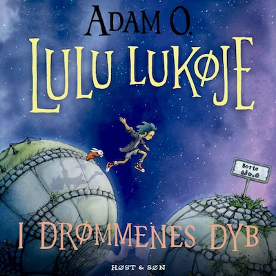 Lulu Lukøje. I drømmenes dyb – omslag til lydbogen af Adam O.
