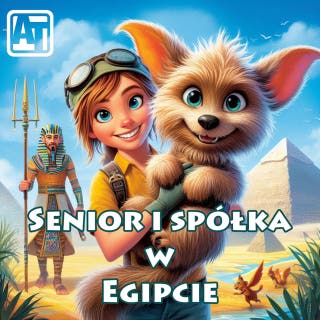 Senior i spółka w Egipcie – okładka audiobooka, autor Karolina Bast Kolasa