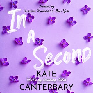 In a Second – omslag till ljudboken av Kate Canterbary