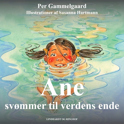 Ane svømmer til verdens ende – omslag til lydbogen af Per Gammelgaard