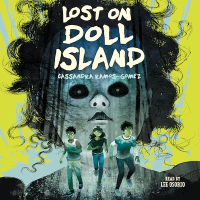 Lost on Doll Island – omslag til lydbogen af Cassandra Ramos-Gomez