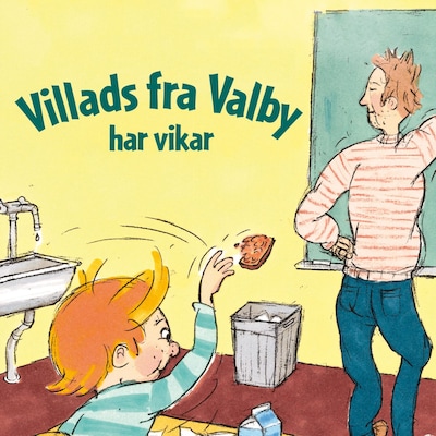 Villads fra Valby har vikar – omslag til lydbogen af Anne Sofie Hammer