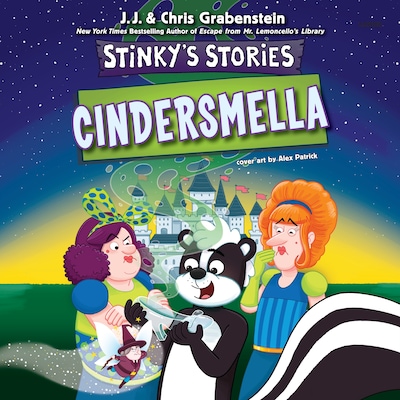 Stinky’s Stories #5: Cindersmella – omslag til lydbogen af Chris Grabenstein, J.J. Grabenstein