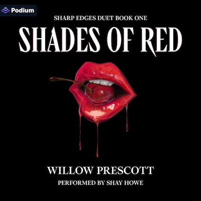 Shades of Red – omslag til lydbogen af Willow Prescott