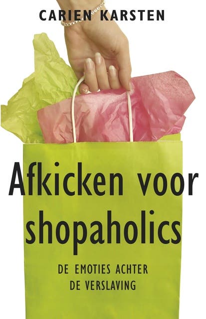 Afkicken voor shopaholics – omslag van het luisterboek van Carien Karsten