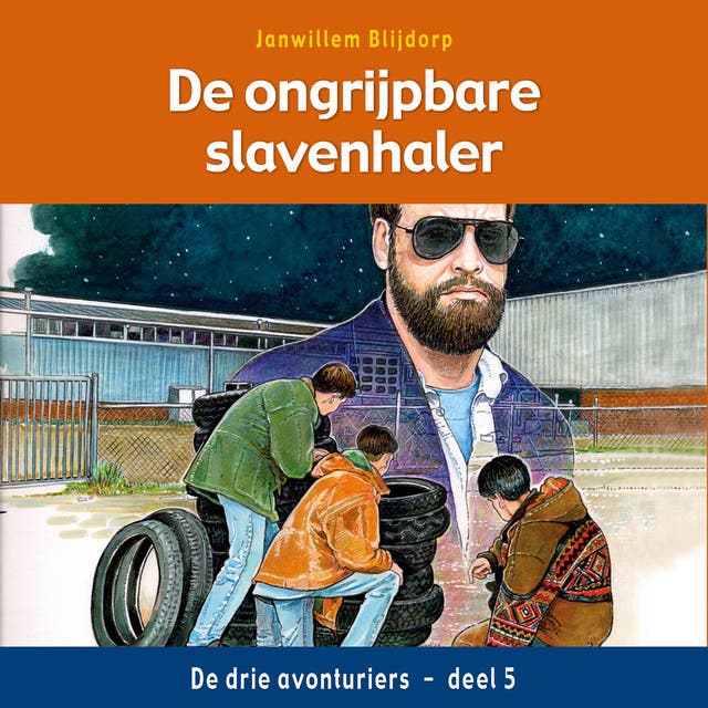 De ongrijpbare slavenhaler – omslag van het luisterboek van Janwillem Blijdorp