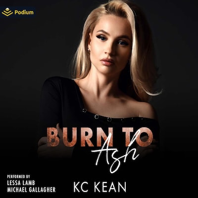Burn to Ash – omslag til lydbogen af KC Kean