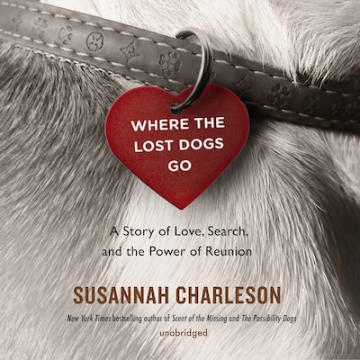 Where the Lost Dogs Go – omslag til lydbogen af Susannah Charleson