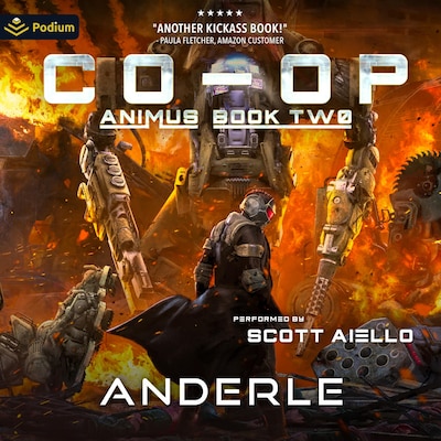 CO-OP – omslag til lydbogen af Joshua Anderle, Michael T Anderle