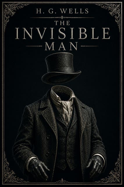 The invisible man – omslag til lydbogen af H G Wells
