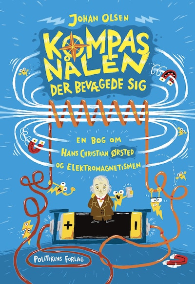 Kompasnålen der bevægede sig – omslag til lydbogen af Johan Olsen