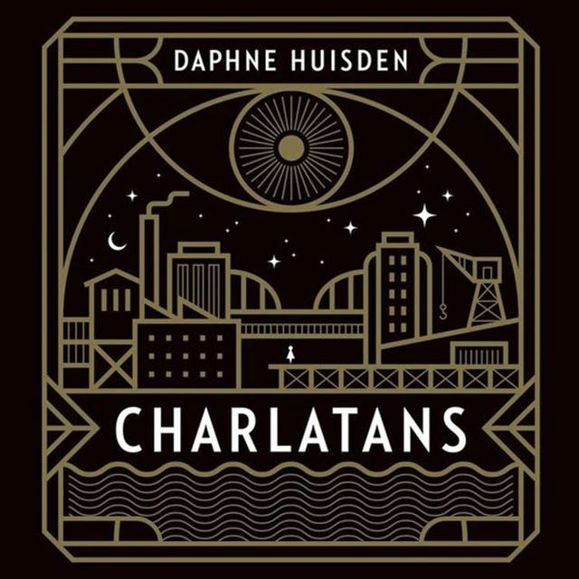 Charlatans – omslag van het luisterboek van Daphne Huisden