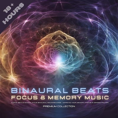 Binaural Beats for Deep Focus & Accelerated Learning -  3 in 1 Bundle - Premium Collection – omslag til lydbogen af Binaural Beats Studios Berlin