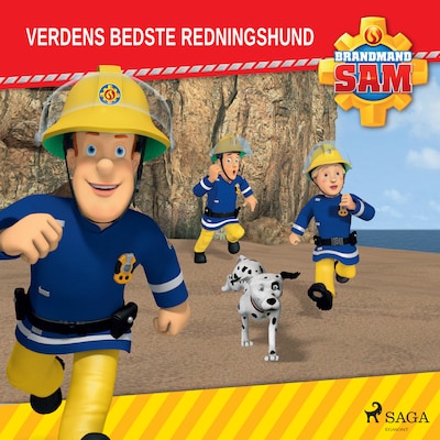 Brandmand Sam - Verdens bedste redningshund – omslag til lydbogen af Mattel