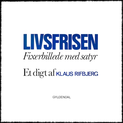 Livsfrisen – omslag til lydbogen af Klaus Rifbjerg