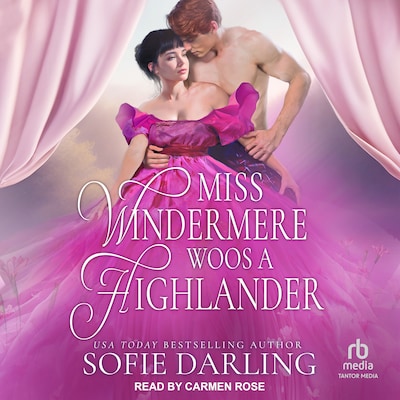 Miss Windermere Woos A Highlander – omslag til lydbogen af Sofie Darling