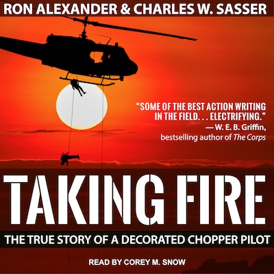Taking Fire – omslag til lydbogen af Ron Alexander, Charles W. Sasser