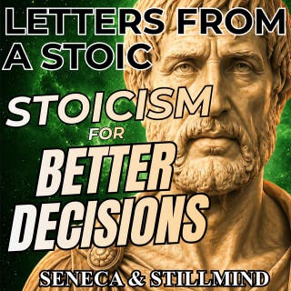 Seneca – Stoicism for Better Decisions (Letters from a Stoic) – omslag till ljudboken av Seneca, Stillmind