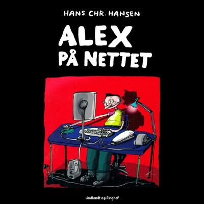 Alex på nettet – omslag til lydbogen af Hans Christian Hansen