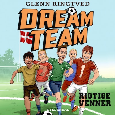 Dreamteam 9 - Rigtige venner – omslag til lydbogen af Glenn Ringtved