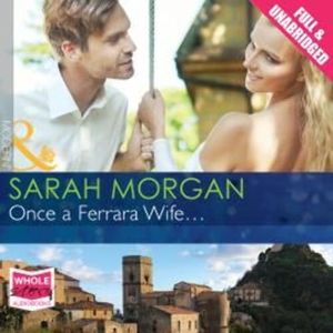 Once a Ferrara Wife... – okładka audiobooka, autor Sarah Morgan