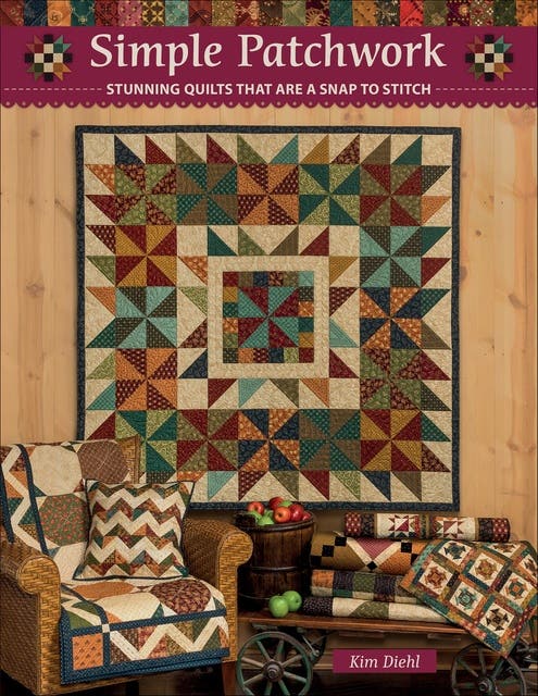 Simple Patchwork: Stunning Quilts That Are a Snap to Stitch – omslag til lydbogen af Kim Diehl