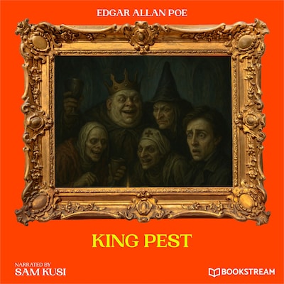King Pest – omslag til lydbogen af Edgar Allan Poe