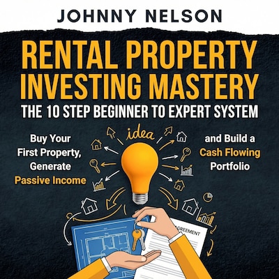 Rental Property Investing Mastery: The 10 Step Beginner to Expert System – omslag til lydbogen af Johnny  Nelson