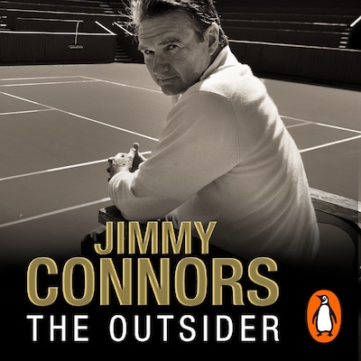 The Outsider: My Autobiography – omslag til lydbogen af Jimmy Connors