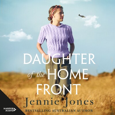 Daughter of the Home Front – omslag til lydbogen af Jennie Jones