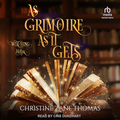 As Grimoire as it Gets – omslag til lydbogen af Christine Zane Thomas