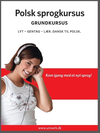 Polsk sprogkursus Grundkursus – omslag til lydbogen af Univerb
