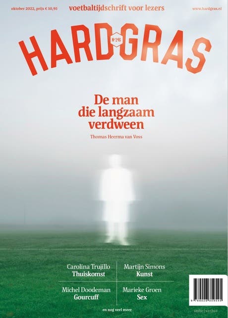 Hard gras 146 - oktober 2022: De man die langzaam verdween – omslag van het luisterboek van Tijdschrift Hard Gras