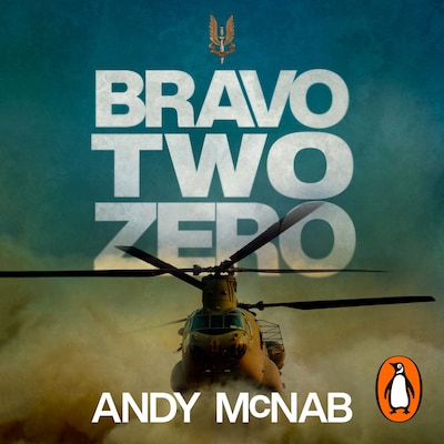 Bravo Two Zero – omslag til lydbogen af Andy McNab