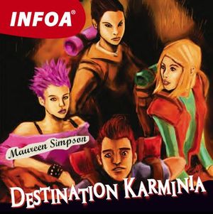 Destination Karminia – okładka audiobooka, autor Maureen Simpson