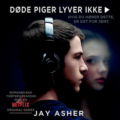 Døde piger lyver ikke – omslag til lydbogen af Jay Asher